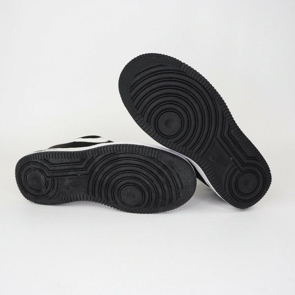 Nike Air Force 1 One Little Kids White Black New - Picture 10 of 12